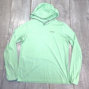 Patagonia Mens Comfort Hoodie Size XS Green Lightweight Performance Hoody